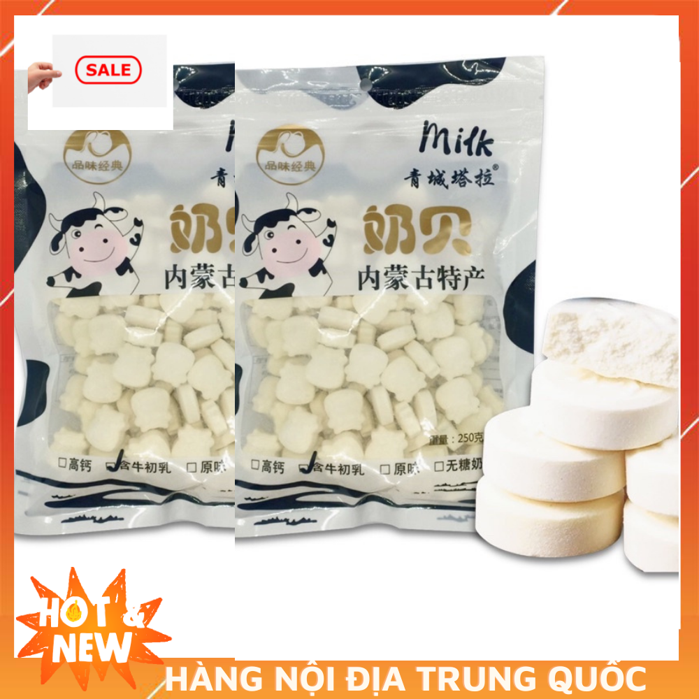 1 gói 250gam kẹo sữa bò non viên nén