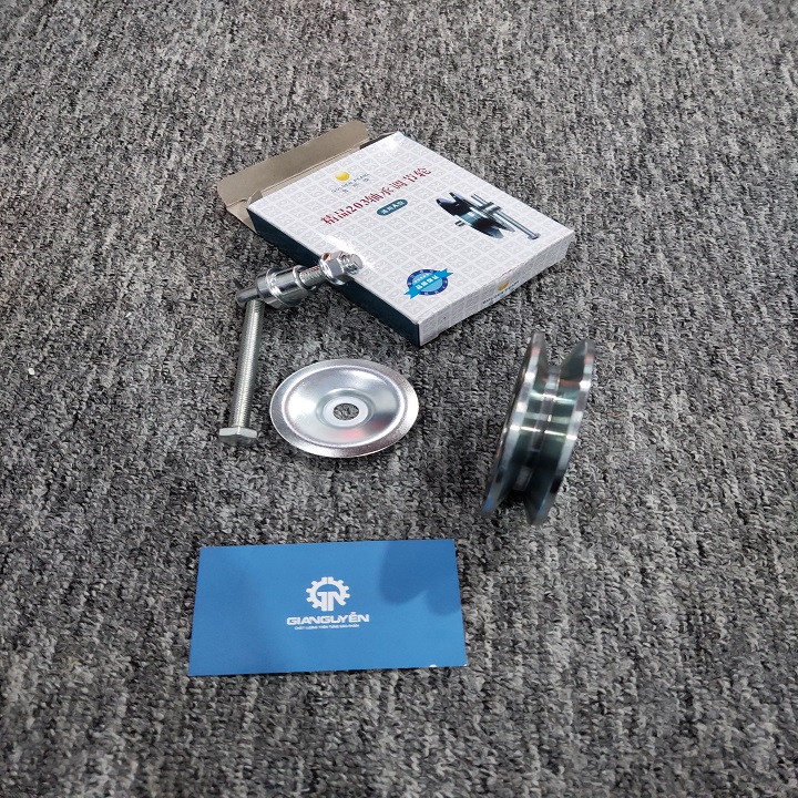 puly tăng dây đai bản A hàng loại 1 ổ bi có thể tháo rời