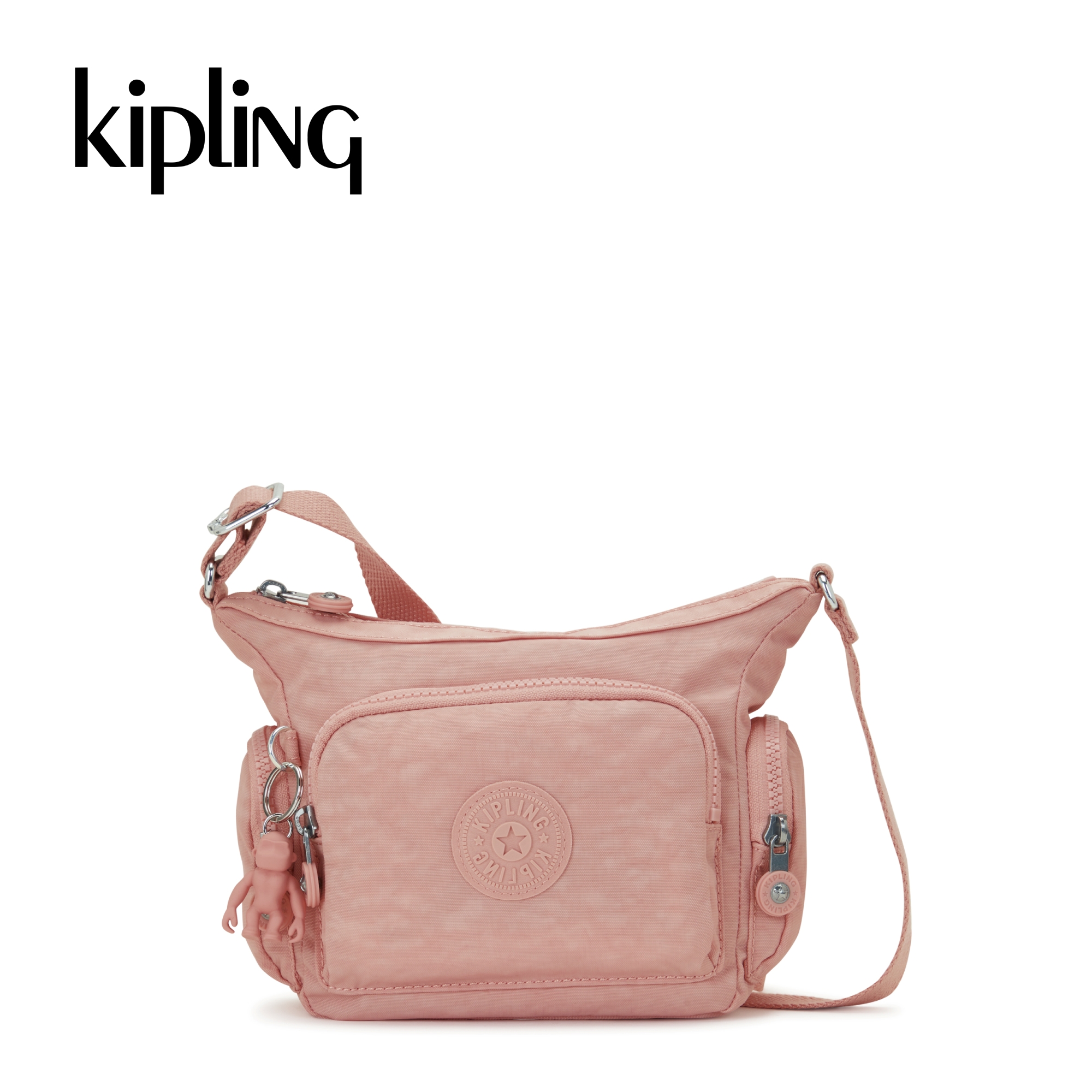 Kipling túi đeo chéo nữ gabbie mini - black noir - huki3057