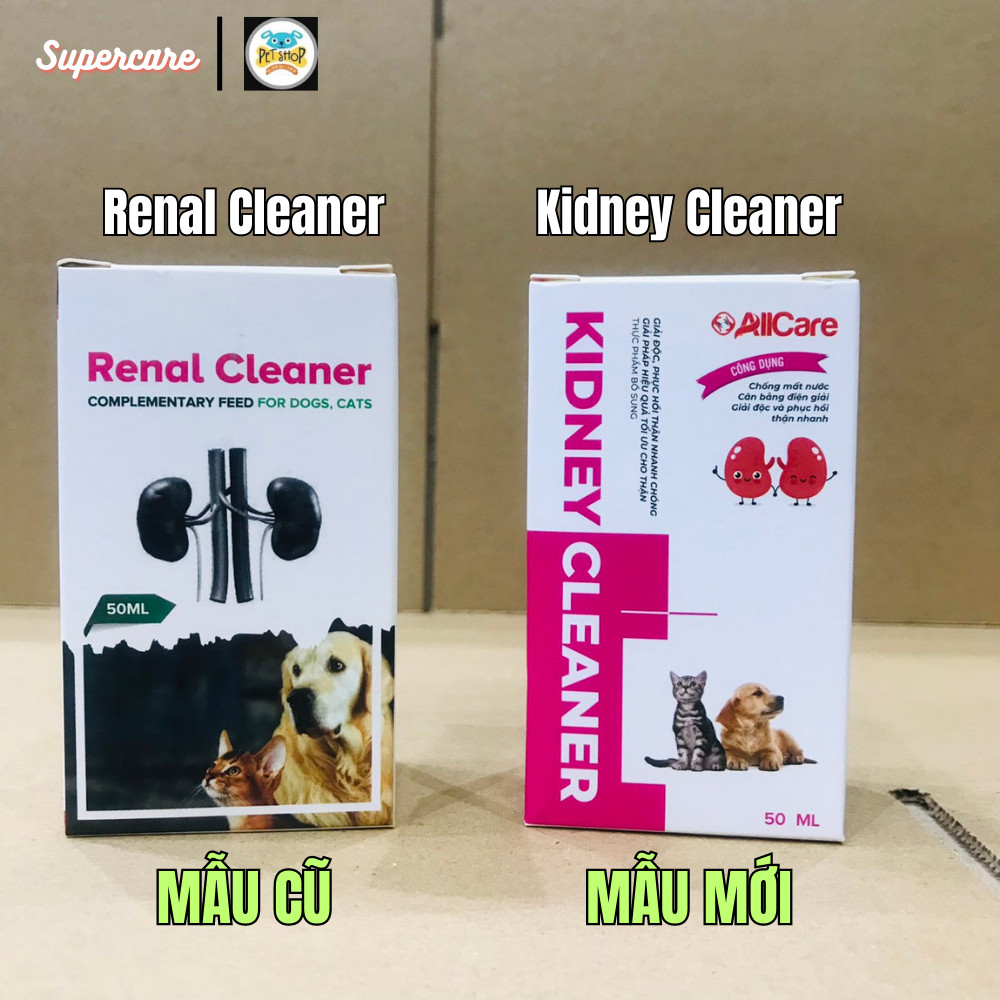 Kidney Cleaner 50ml Giải Độc, Tăng Cường Chức Năng Thận Trên Chó Mèo