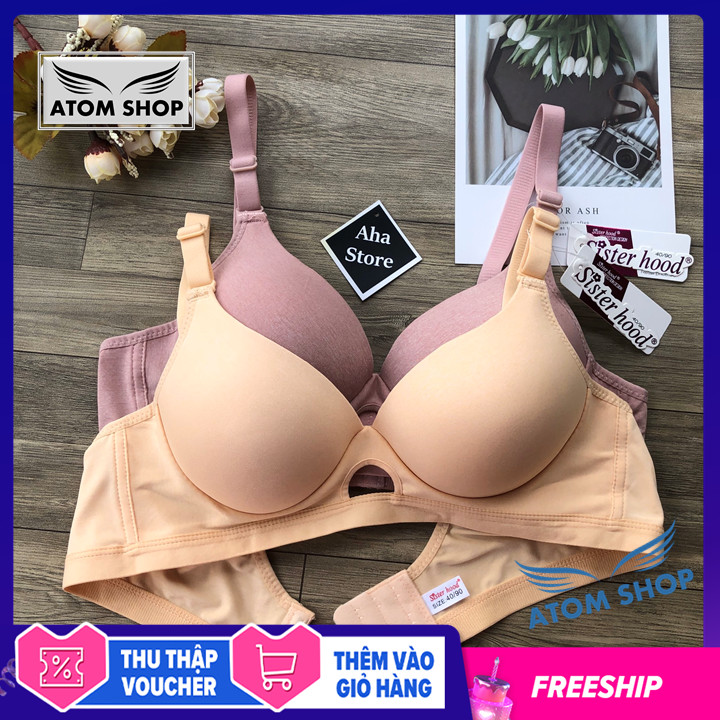 [HCM]Áo ngực Thái Lan bigsize  36-38-40 chất cotton không gọng mút 2cm [Atom Shop]
