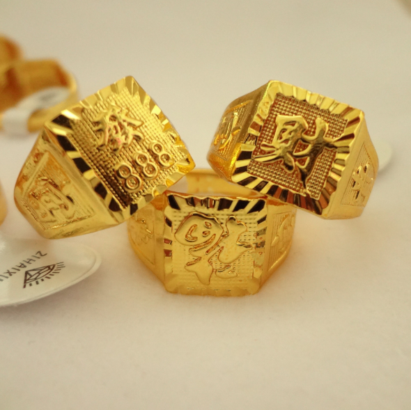 [Sale Sốc] Nhẫn nam nhẫn chữ Phúc/Tài/Lộc phú qúy giàu sang