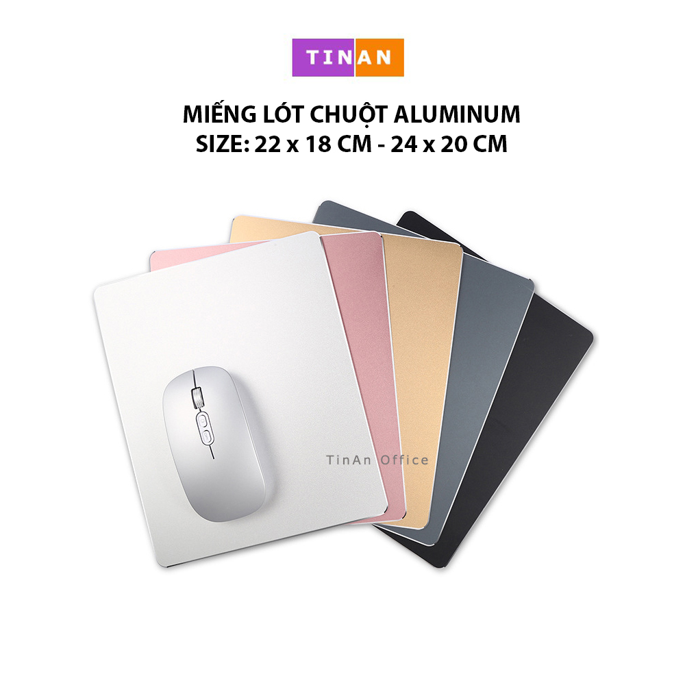 Miếng Lót Chuột Aluminum 220x180mm - Bàn di chuột nhôm