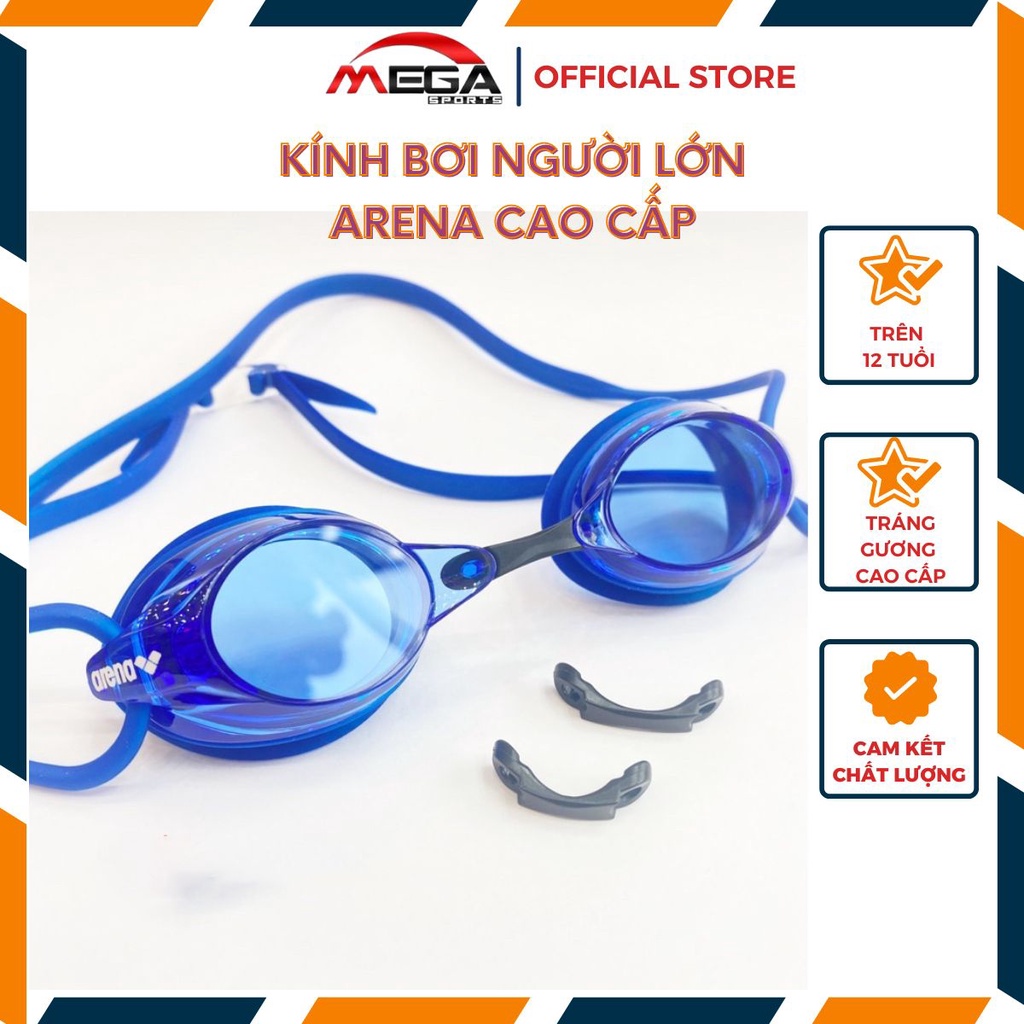 Kính bơi người lớn cao cấp ARENA hàng nhập chính hãng, chống tia UV và sương mù 0