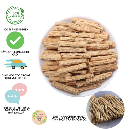 Đẳng sâm khô 100 gram đảng sâm _ tinhhoatrathaomoc