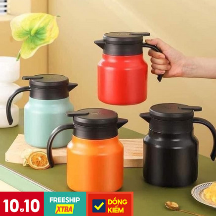 Ấm pha trà giữ nhiệt, bình pha trà giữ nhiệt có lõi lọc cặn inox