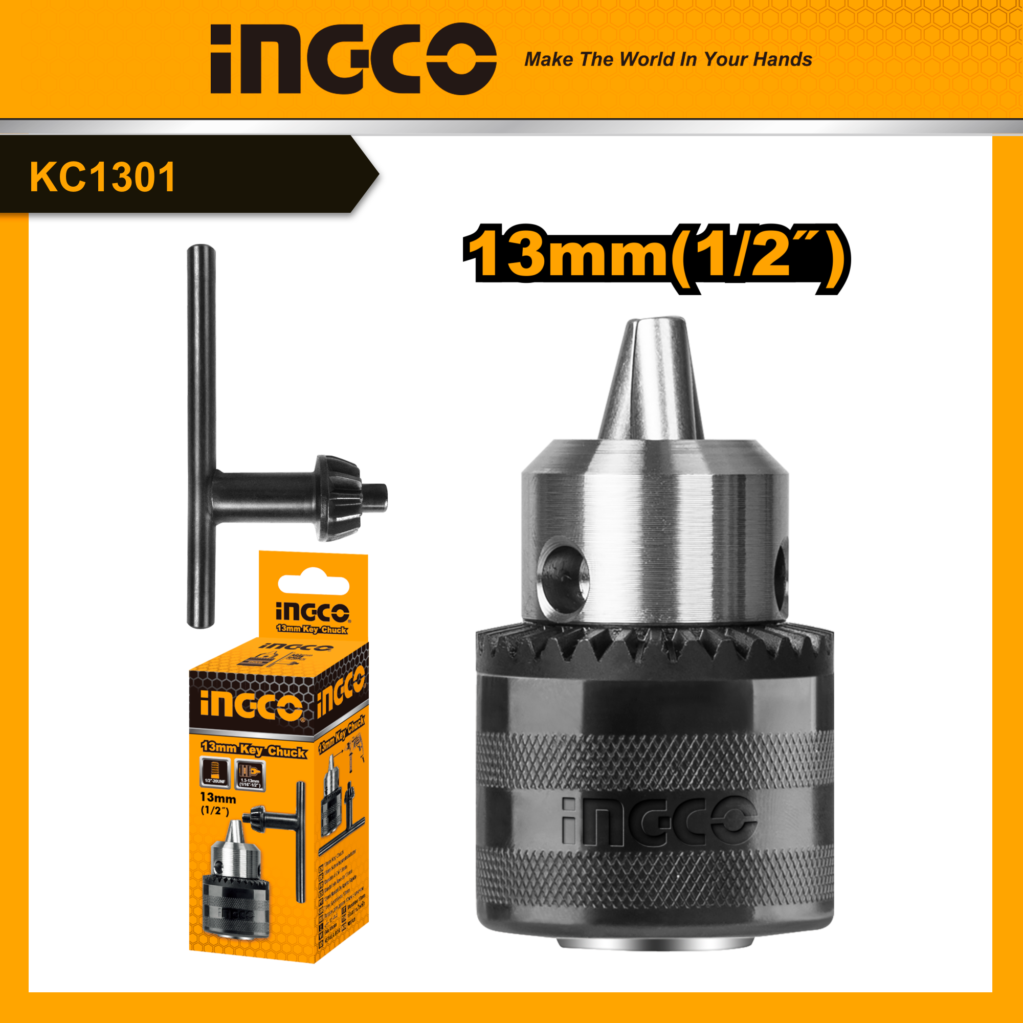 Ingco kc1301 đầu măng ranh 13mm