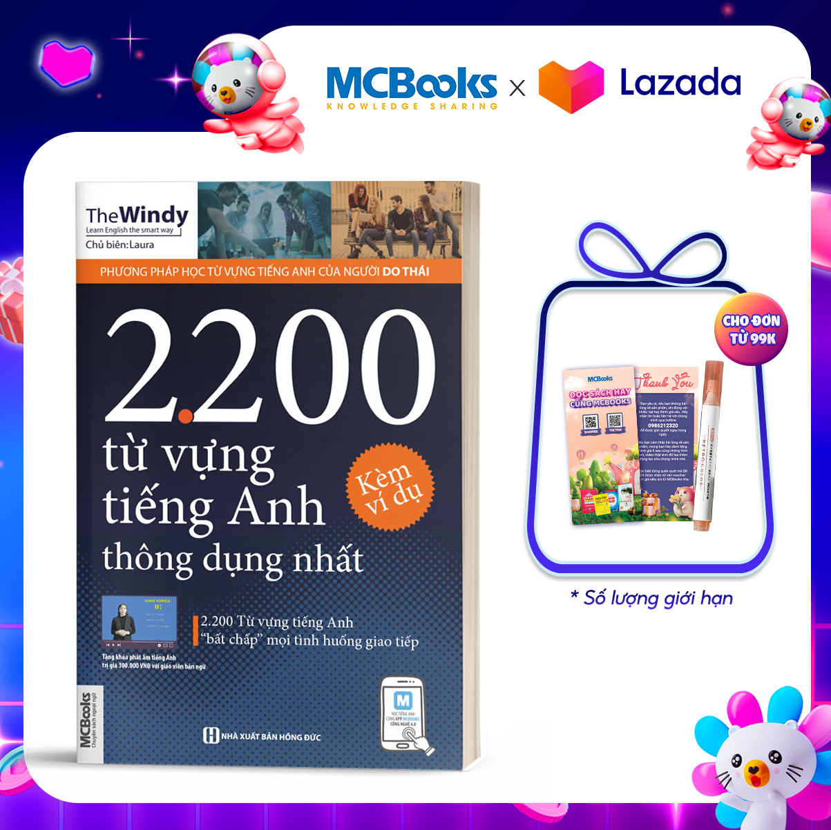 2200 Từ Vựng Tiếng Anh Thông Dụng  - Dành Cho Người Học Cơ Bản Học Kèm App