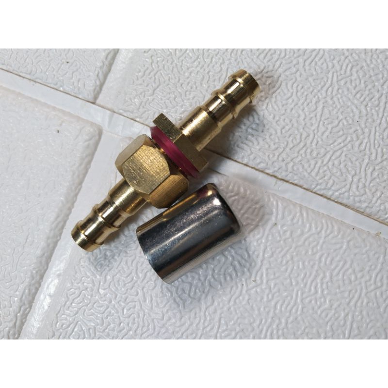 2 Bộ đầu nối dây rửa xe kèm 2 chụp inox chất lượng