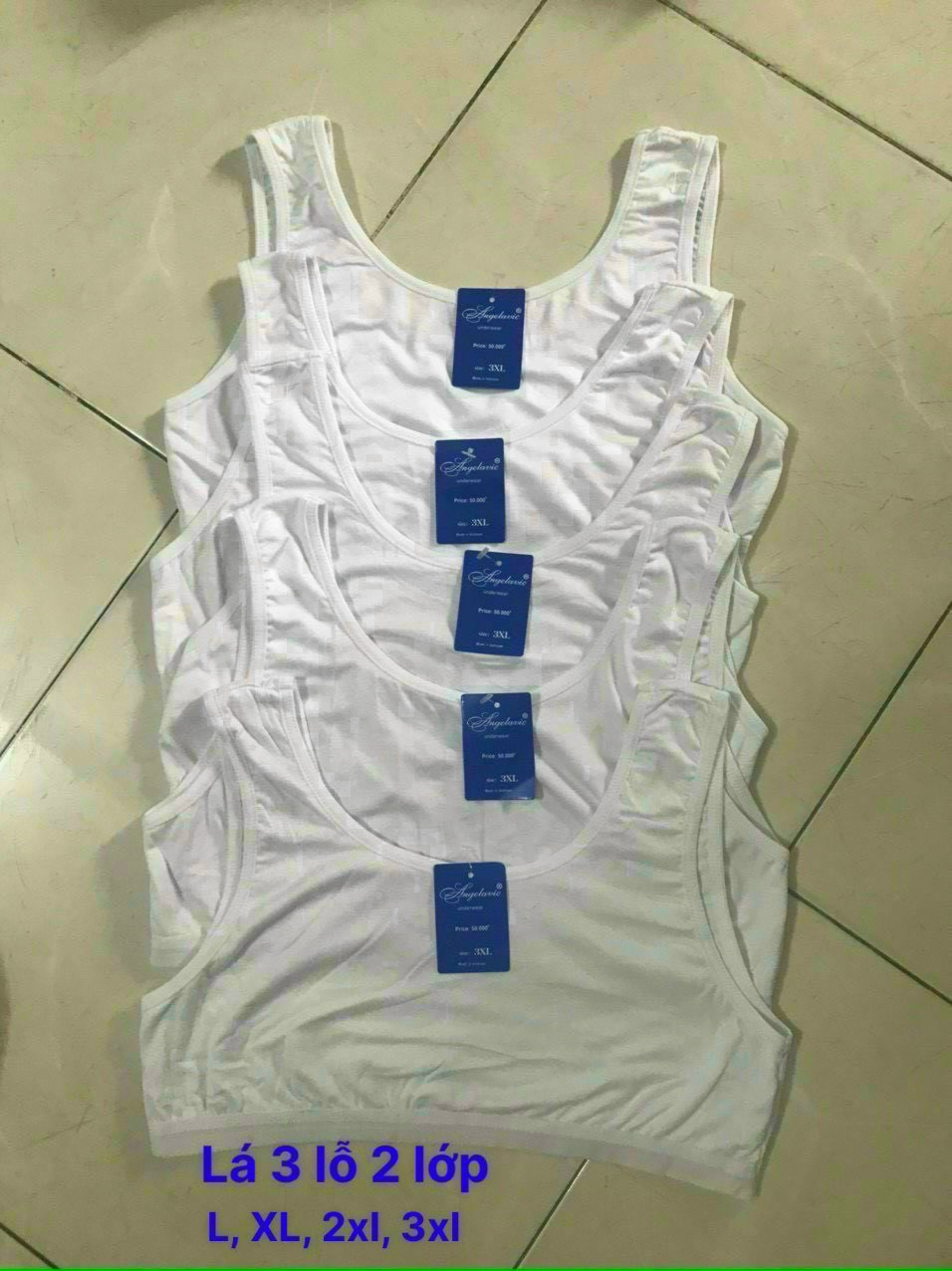 Combo 3 áo lót lá học sinh ba lỗ không mút cotton xịn co giãn mịn mát tuổi dậy thì thoanguyenmha a3l