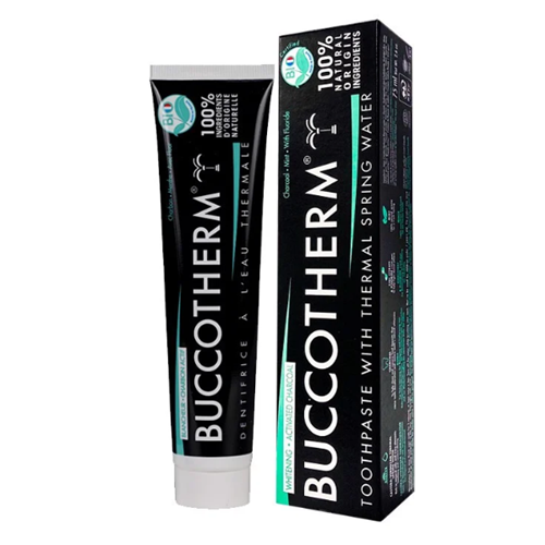Kem đánh răng hữu cơ than hoạt tính Buccotherm 75ml