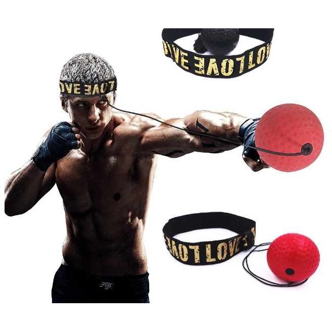 Bóng Luyện Phản Xạ Boxing Treo Đầu Chất liệu Cao Su -DGD24H