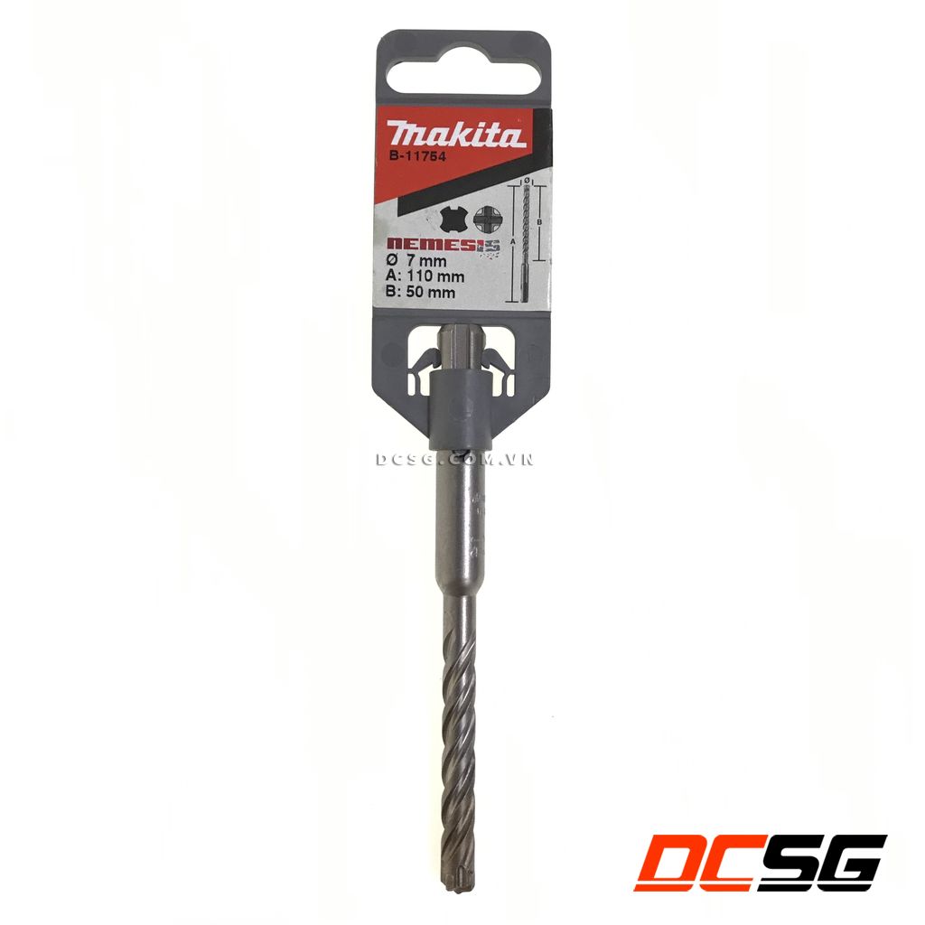 Mũi khoan bê tông 7.0x115mm makita b-11754