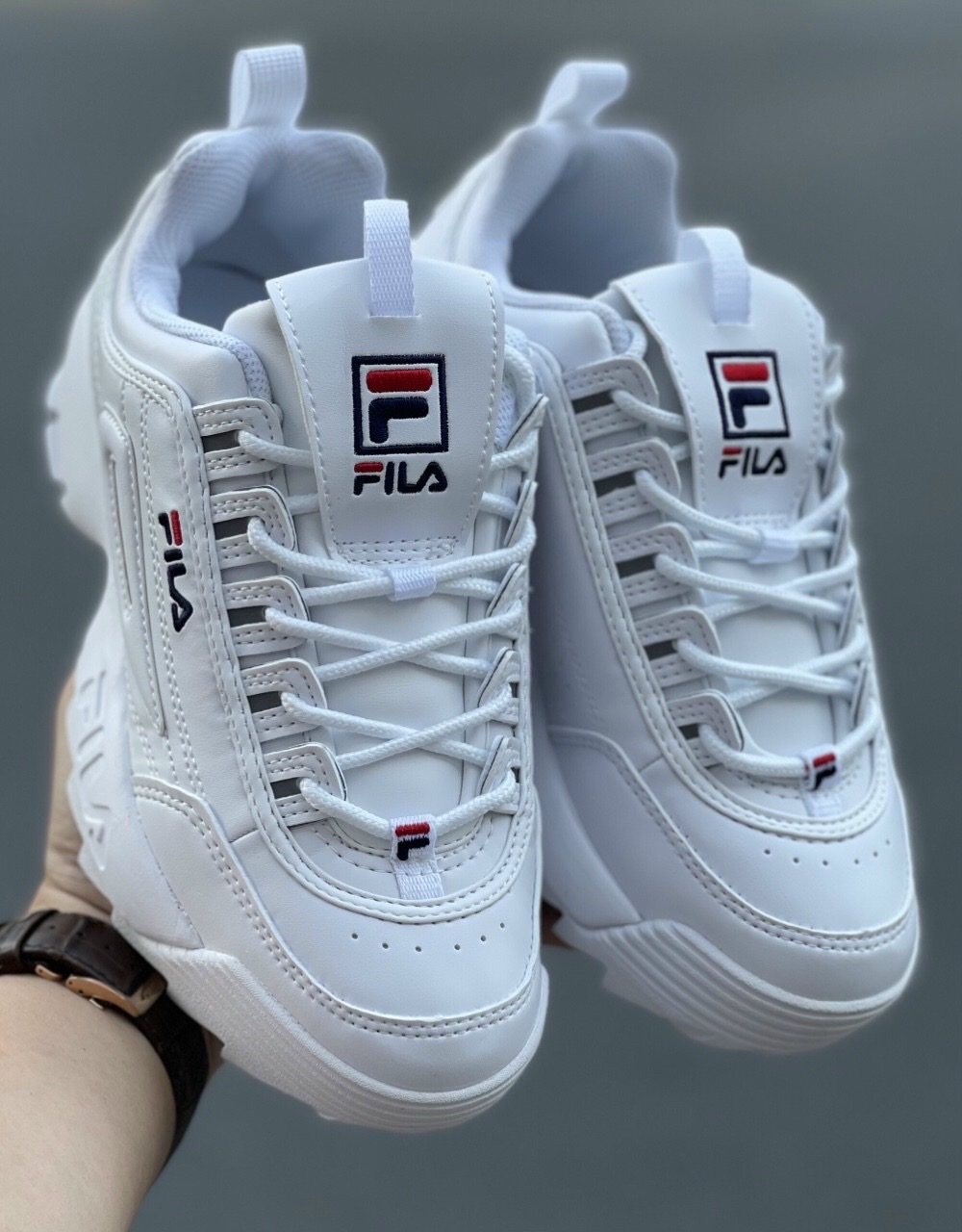 Giày thể thao fila cho nam màu trắng