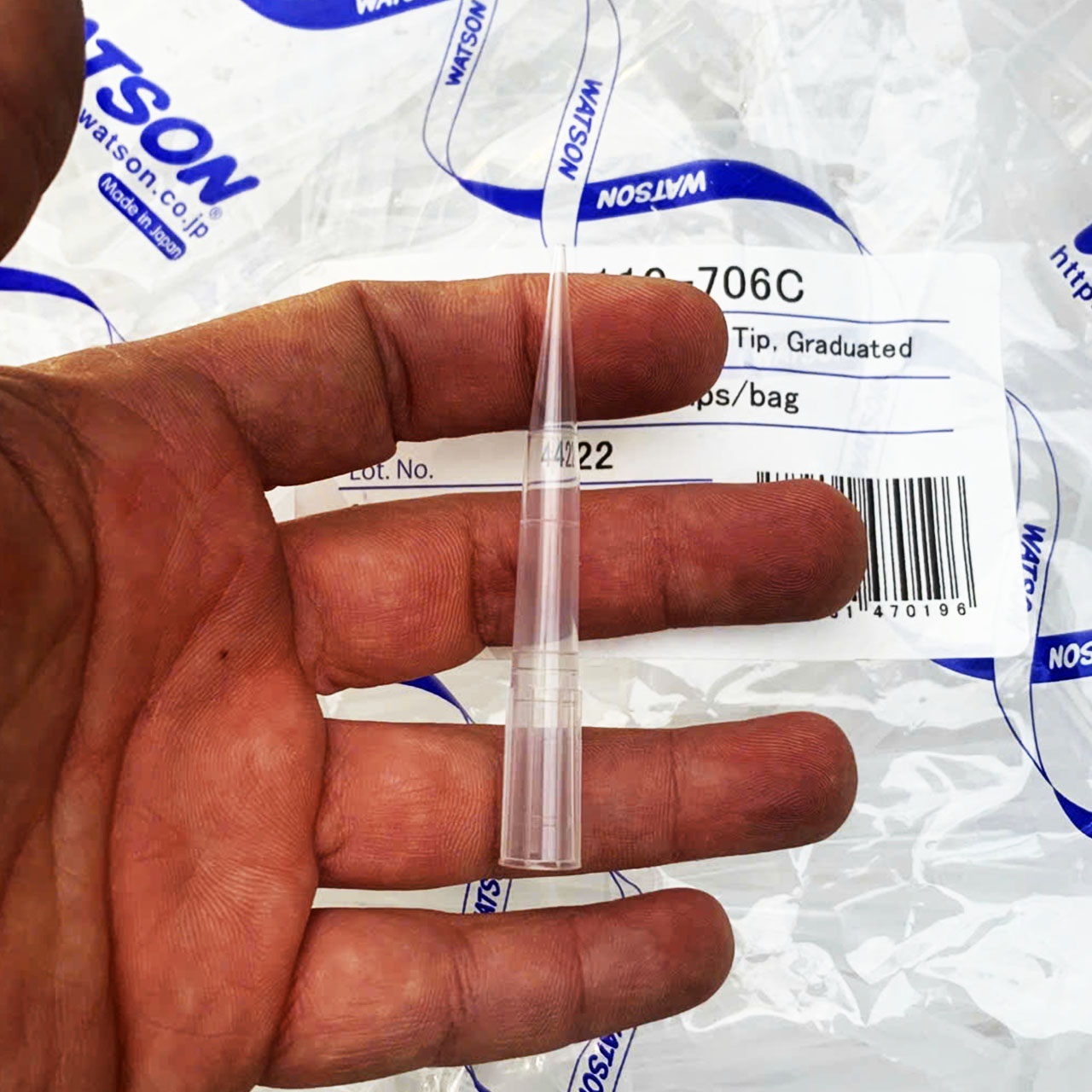 Đầu Tip Pipet 1000µl Màu Trắng – Túi 1000 Cái, Dùng Phòng Lab y tế