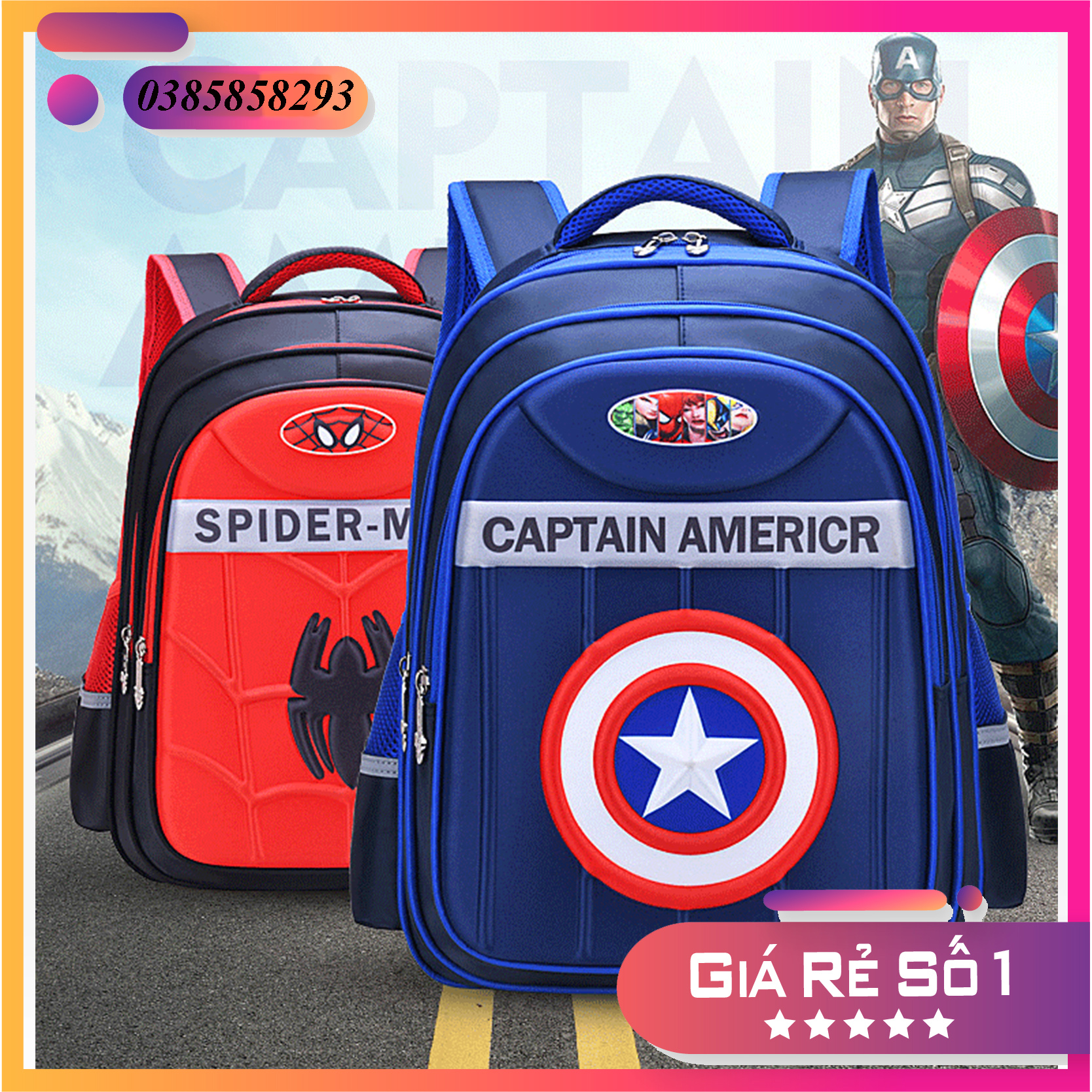 [Size 38cm- Chất Đẹp] Balo chống gù cho học sinh tiểu học cho bé từ lớp 1 đến lớp 3 chống gù chống thấm nước cặp sách học sinh cấp 1 cho bé trai