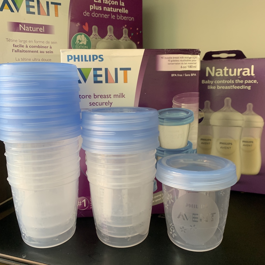 Cốc trữ sữa AVENT 180ml Hàng chính hãng