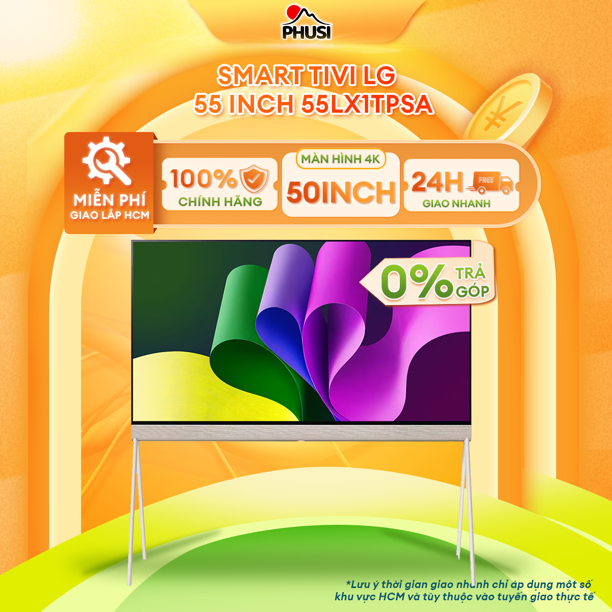 Smart tivi lg 4k 55 inch 55lx1tpsa