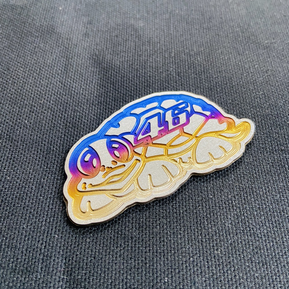 [HCM][CHUYÊN TITAN] TEM TITAN CHÚ RÙA 46 TRANG TRÍ XE MÁY KEO 3M DÍNH CỰC CHẮC