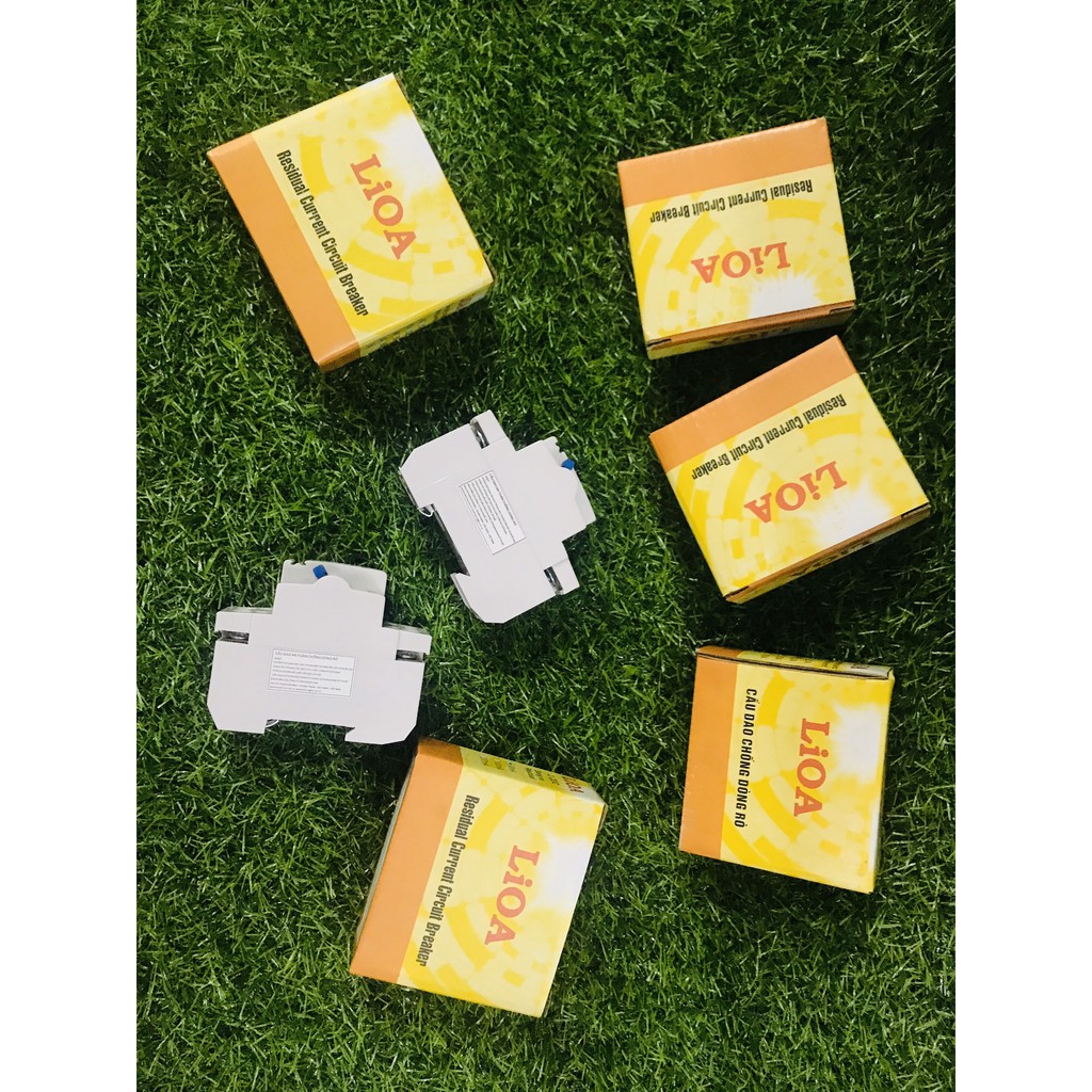 Combo 10 át chống giật lioa 30ma cầu dao chống dòng rò rccb