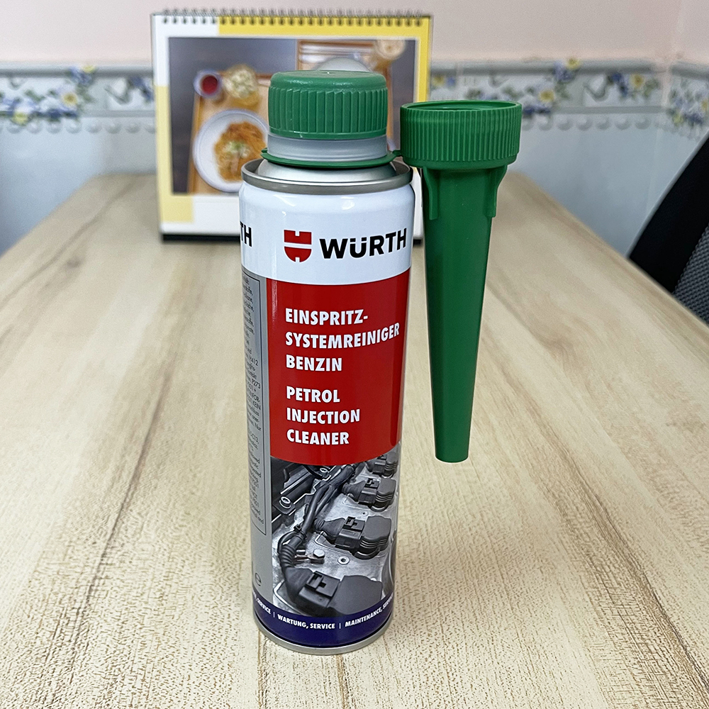 Dung môi pha xăng làm sạch động cơ kim phun xăng wurth 300ml