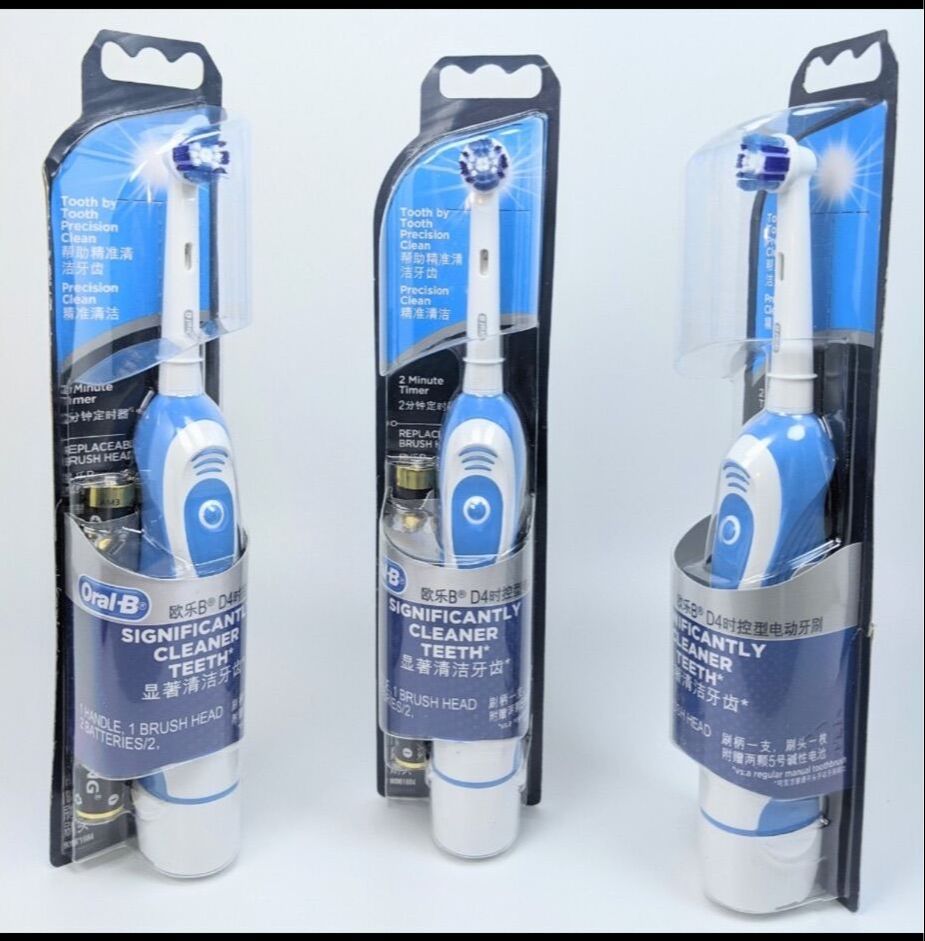 Bàn chải đánh răng tự động oral b người lớn, trẻ em dùng pin AA hàng chính hãng