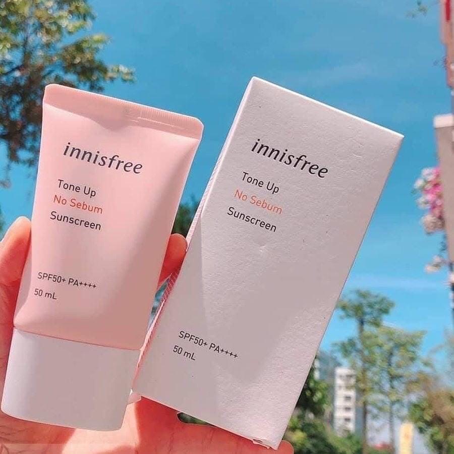 Kem Chống Nắng Innisfree SPF 50+ 50ml HỒNG Sáng da , Chống lão hóa , Mờ Thâm , Kiềm dầu - Sisaigon - 3