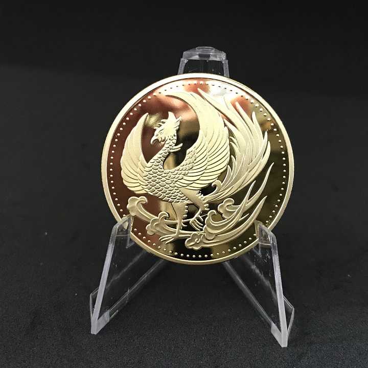 [HCM]Đồng xu khắc hình chim Phượng Hoàng mạ vàng mang lại may mắn thịnh vượng - TMT Collection - SP000843 (KHÔNG BAO GỒM ĐẾ TRƯNG BÀY)