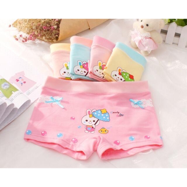 Set 5 quần lót dạng đùi cho bé gái - đủ size