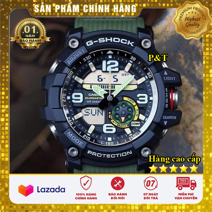Đồng hồ nam G-Shock GG-1000 Xanh Bộ Đội thể thao nam nữ, Chống nước 200M,Tặng kèm pin dự phòng, Bảo hành 12 tháng