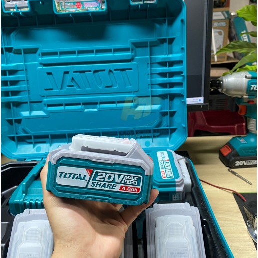 Pin lithium-ion 20v 4.0ah total tfbli2002