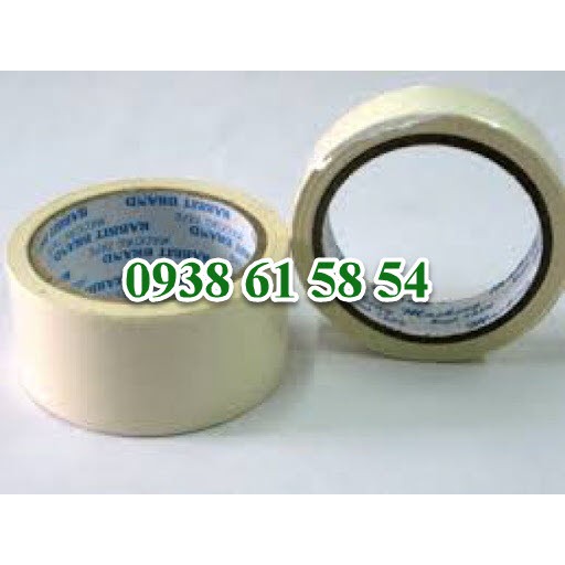 1 cuộn băng keo giấy, chặn màu, viết chữ