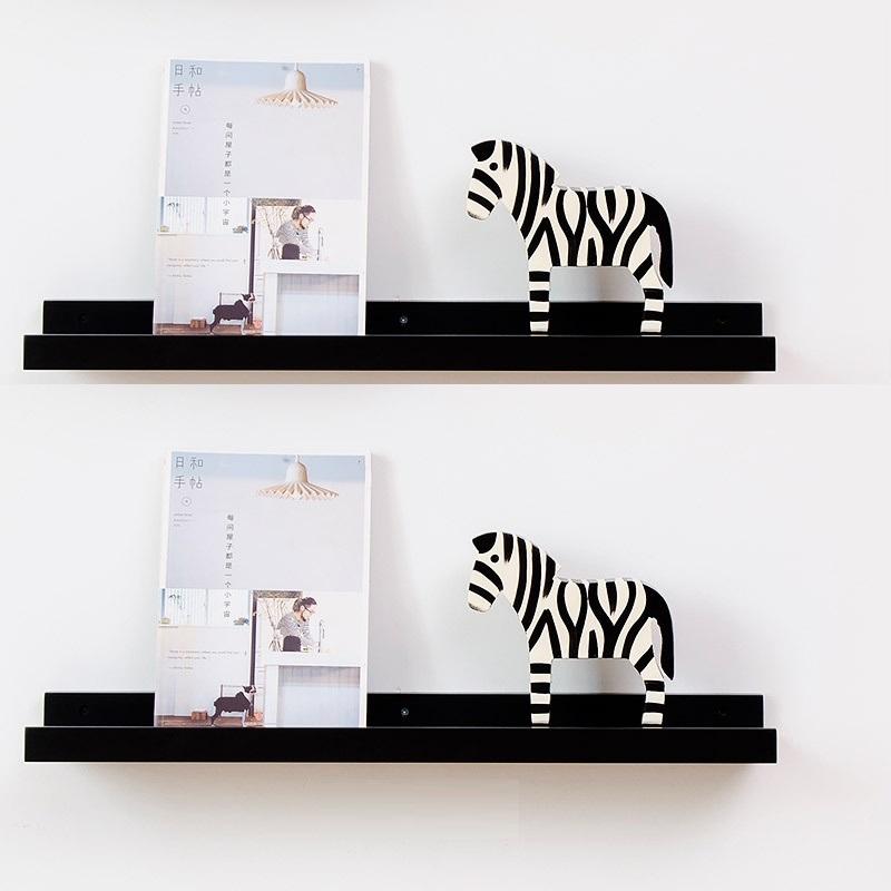 Combo 2 Kệ Treo Tường Trưng Bày Mỹ Phẩm - Nước Hoa - Sơn Nail dài 40cm sâu 10cm có G chắn an toàn.