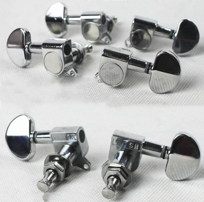 Bộ 6 khóa đàn guitar đúc đặc niken đủ ốc vít