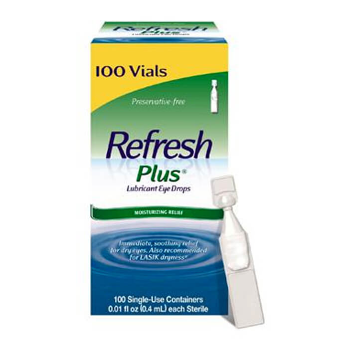 Nước mắt nhân tạo dạng tép Refresh Plus Lubricant Eye Drops