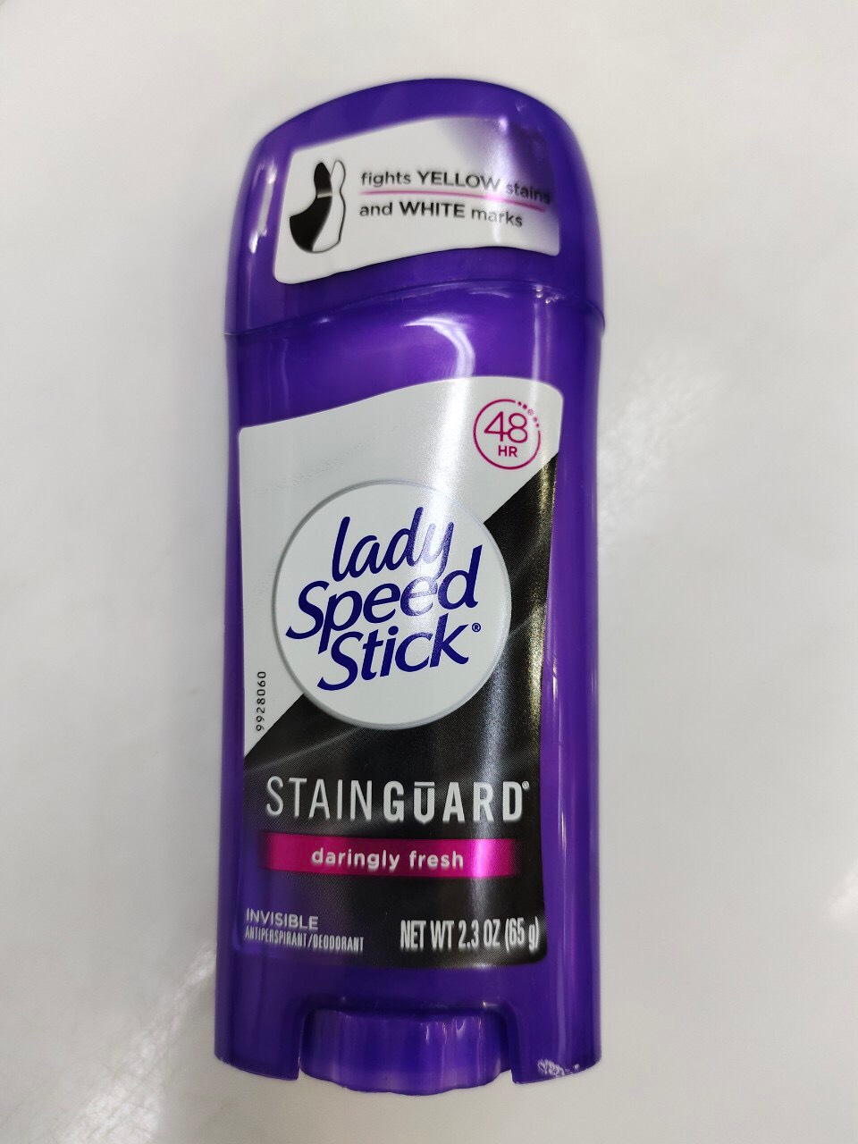 Lăn Khử Mùi Lady Speed Stick Invisible black & white Tím (65g)