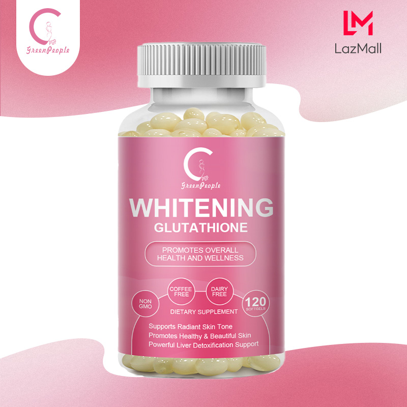 Viên nang Glutathione GPGP GreenPeople, Collagen, chất chống oxy hóa chống lão hóa, tăng cường miễn 