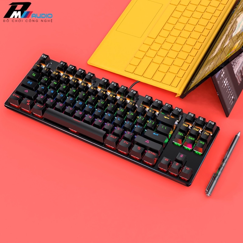 Bàn Phím Cơ Máy Tính Crack K400 và K550 PRO Led RGB 10 Chế Độ Khác Nhau,Chơi Game Dùng Văn Phòng Cực Đã-Bảo Hành 6 Tháng