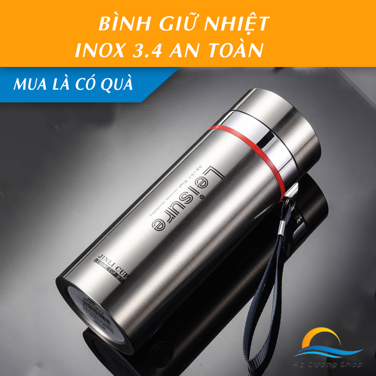 Bình giữ nhiệt inox 304 cao cấp khay pha trà thông minh 700ml bình nước giữ nhiệt an toàn sức khỏe HADU