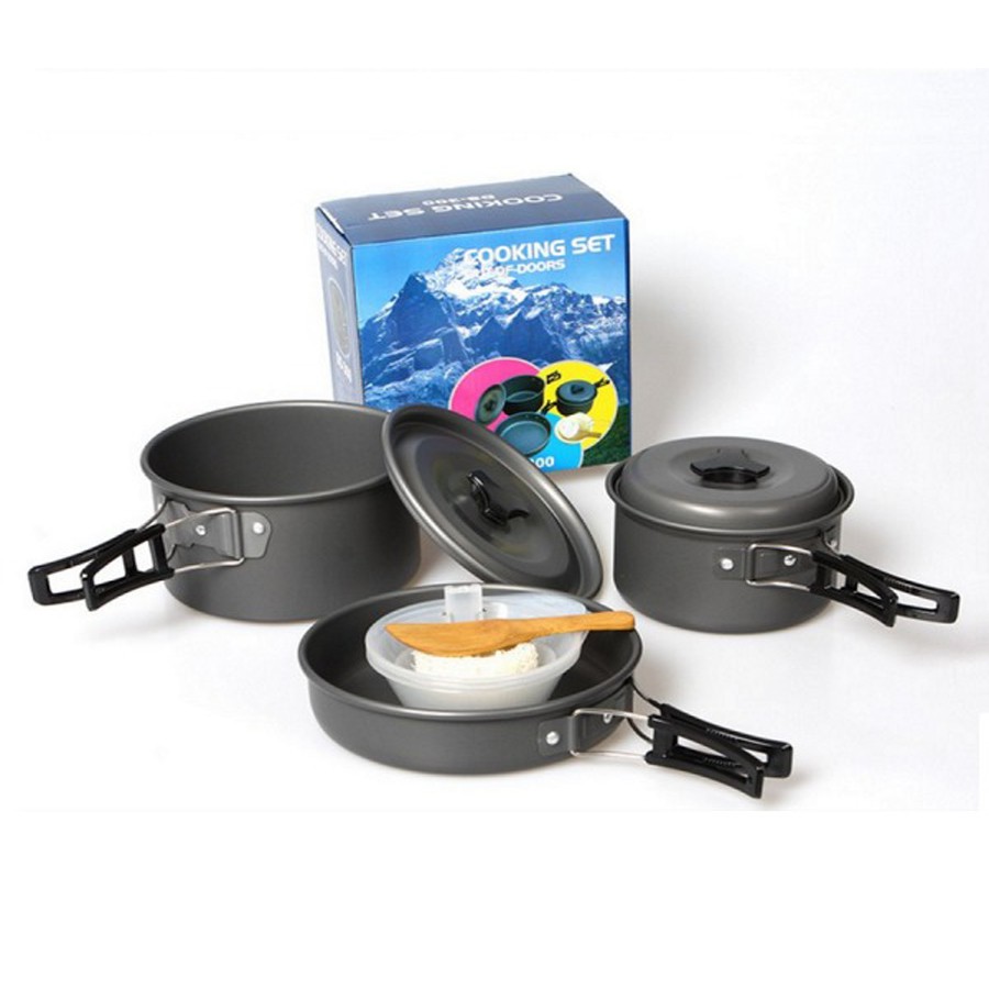 Bộ nồi dã ngoại 3 món ds300 camping