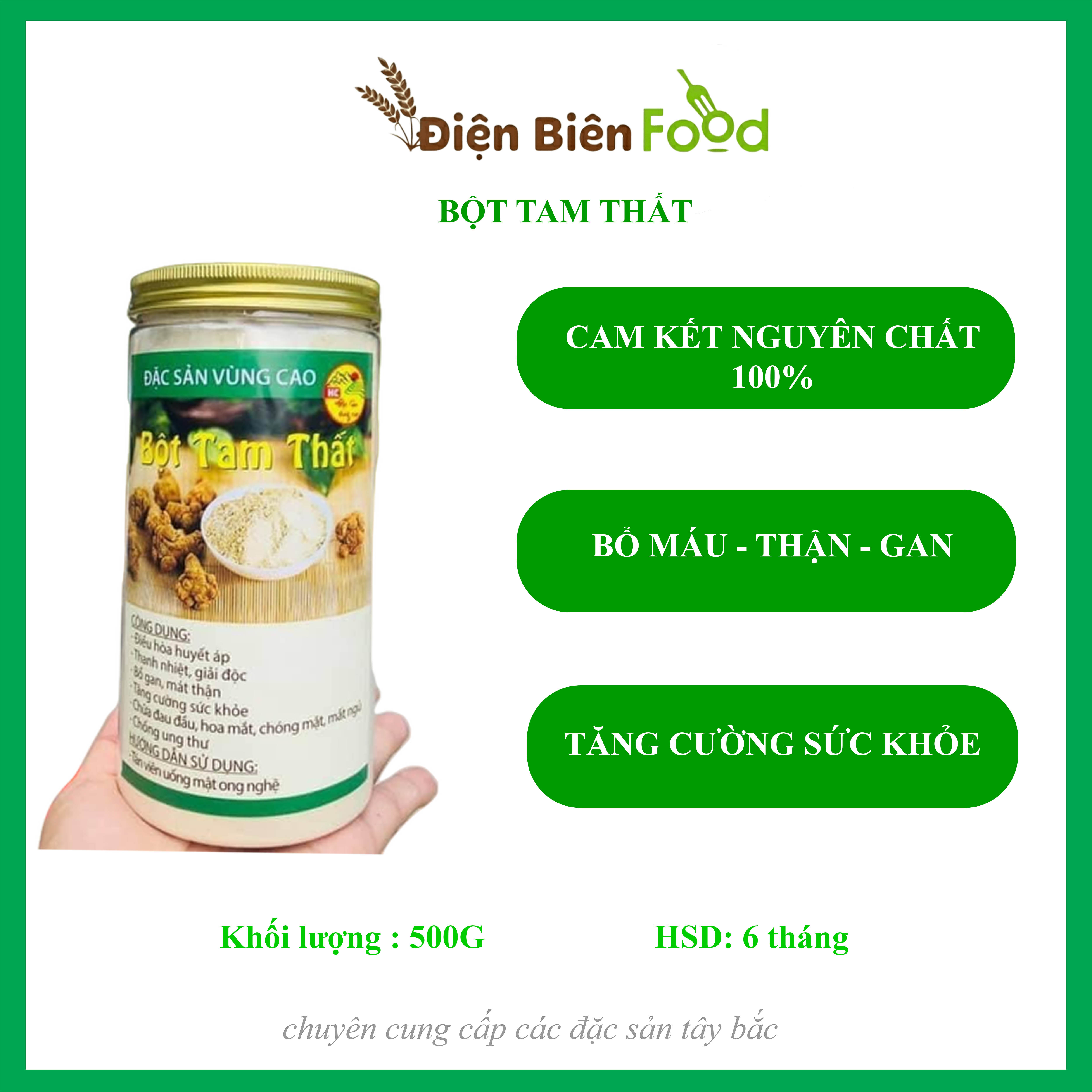 Bột củ tam thất bắc