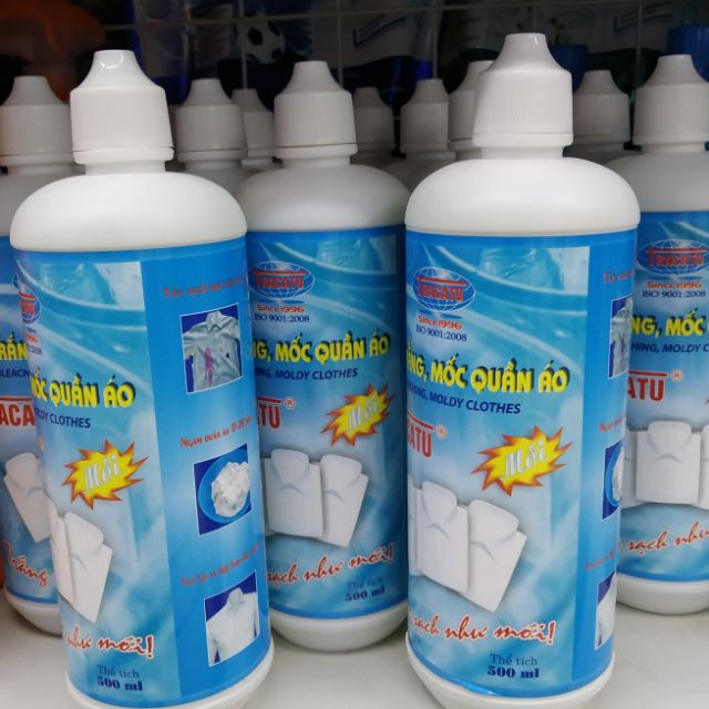 TẨY TRẮNG TẨY MỐC QUẦN ÁO TRACATU CHAI 500ML