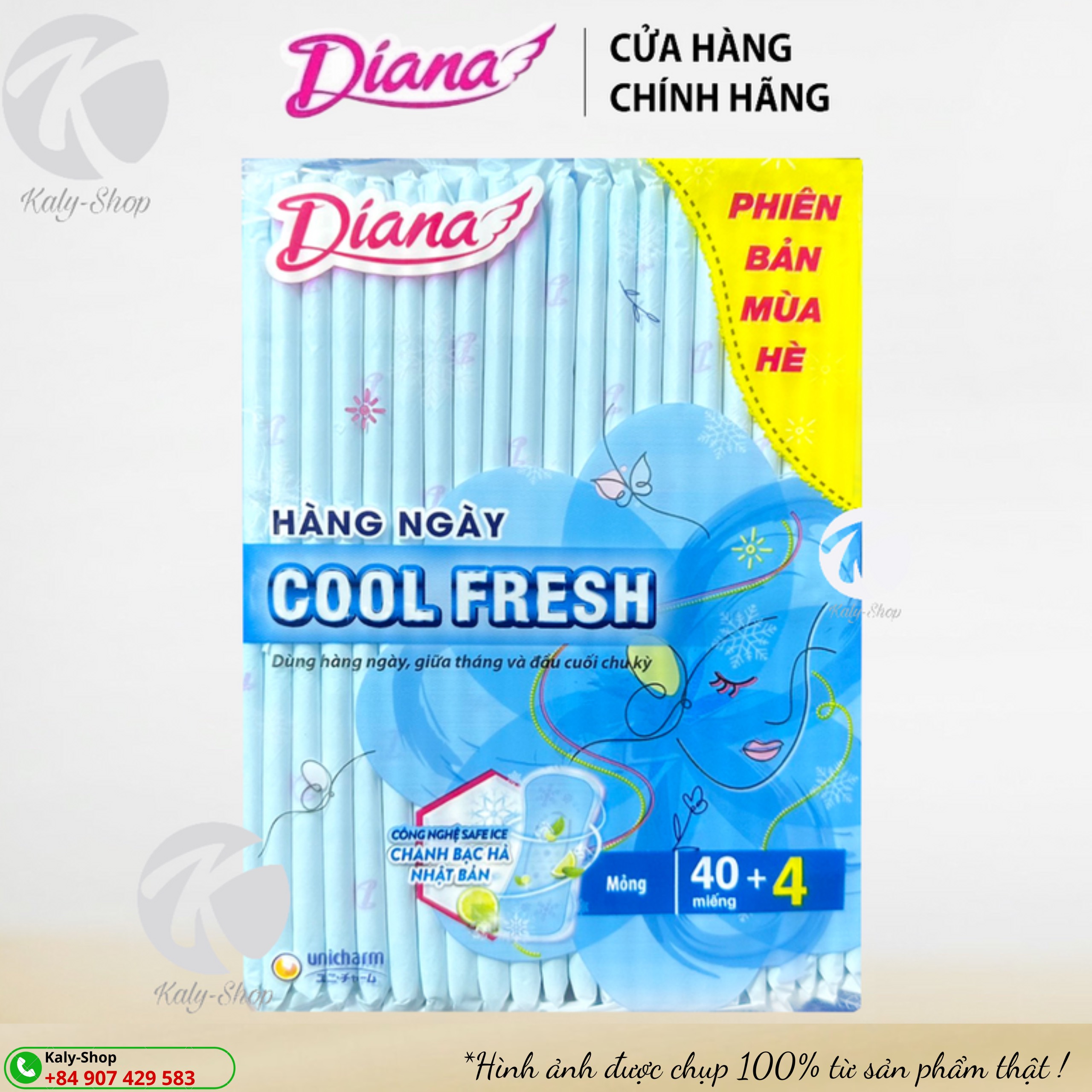 Băng Vệ Sinh Diana Hàng Ngày Sensi Cool Fresh