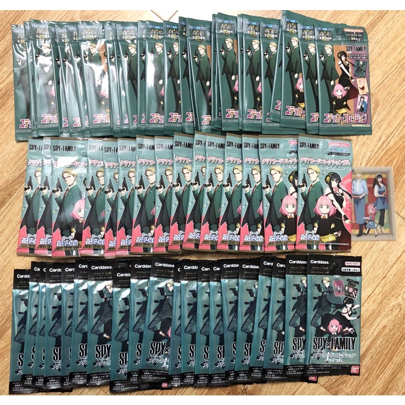 [Tanpopo] [ sẵn từ 6/8] Gói thẻ metal và  Gum kèm Thẻ nhân phẩm card random limited SPY x FAMILY