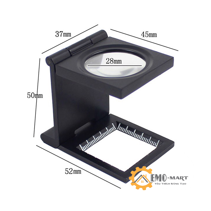 [FreeshipMAX] Kính lúp mini 10X có thước đo