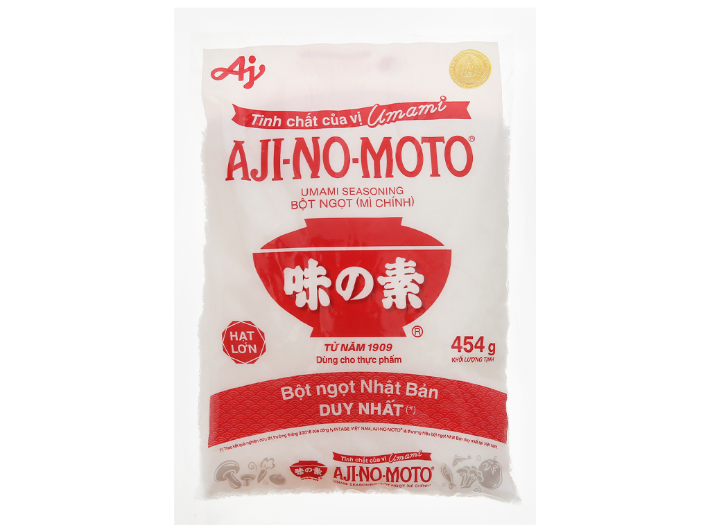Bột ngọt (mì chính) Ajinomoto gói 454/400g - Hạt lớn