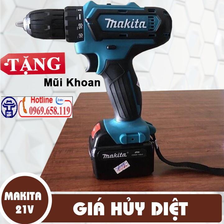 Máy khoan dùng pin makia - 21v - 2 pin