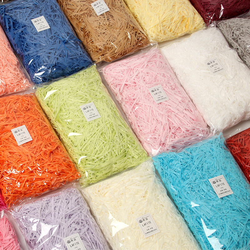 Giấy rơm giấy vụn lót hộp quà 500g 1kg
