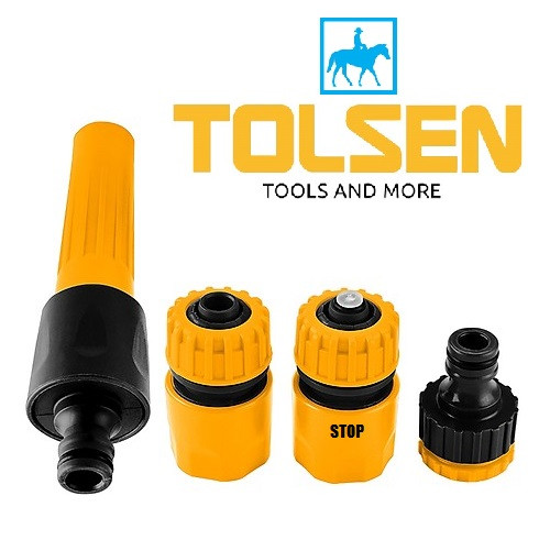 Bộ 5 khớp nối vòi xịt rữa xe tưới cây tolsen ingco 57125