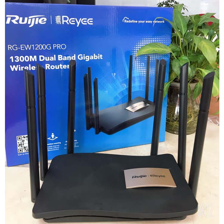 Thiết bị phát wifi router wifi ruijie rg-ew1200g pro ac1300 mesh